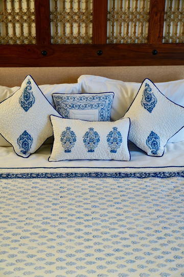 Jaipuri Indigo Ditsy Quilt