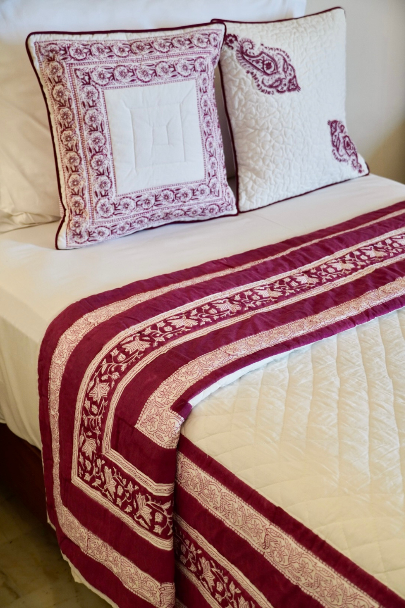 Maroon Statement Quilt