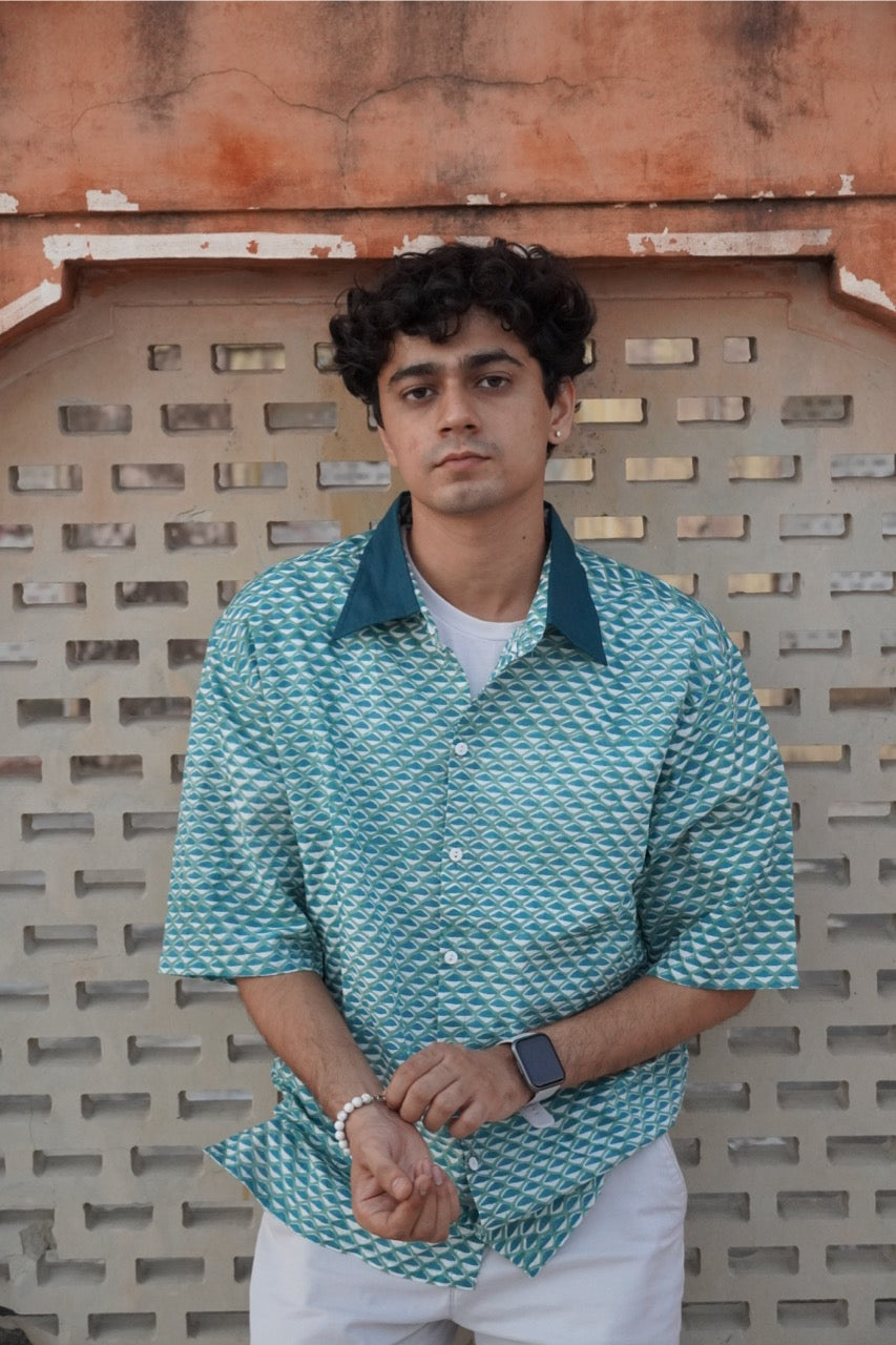 Green Peacock Shirt