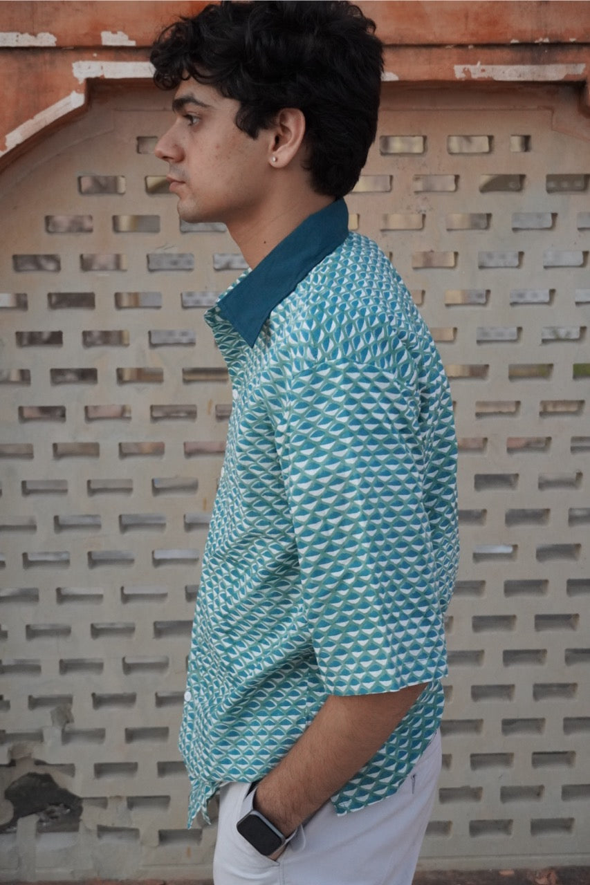 Green Peacock Shirt