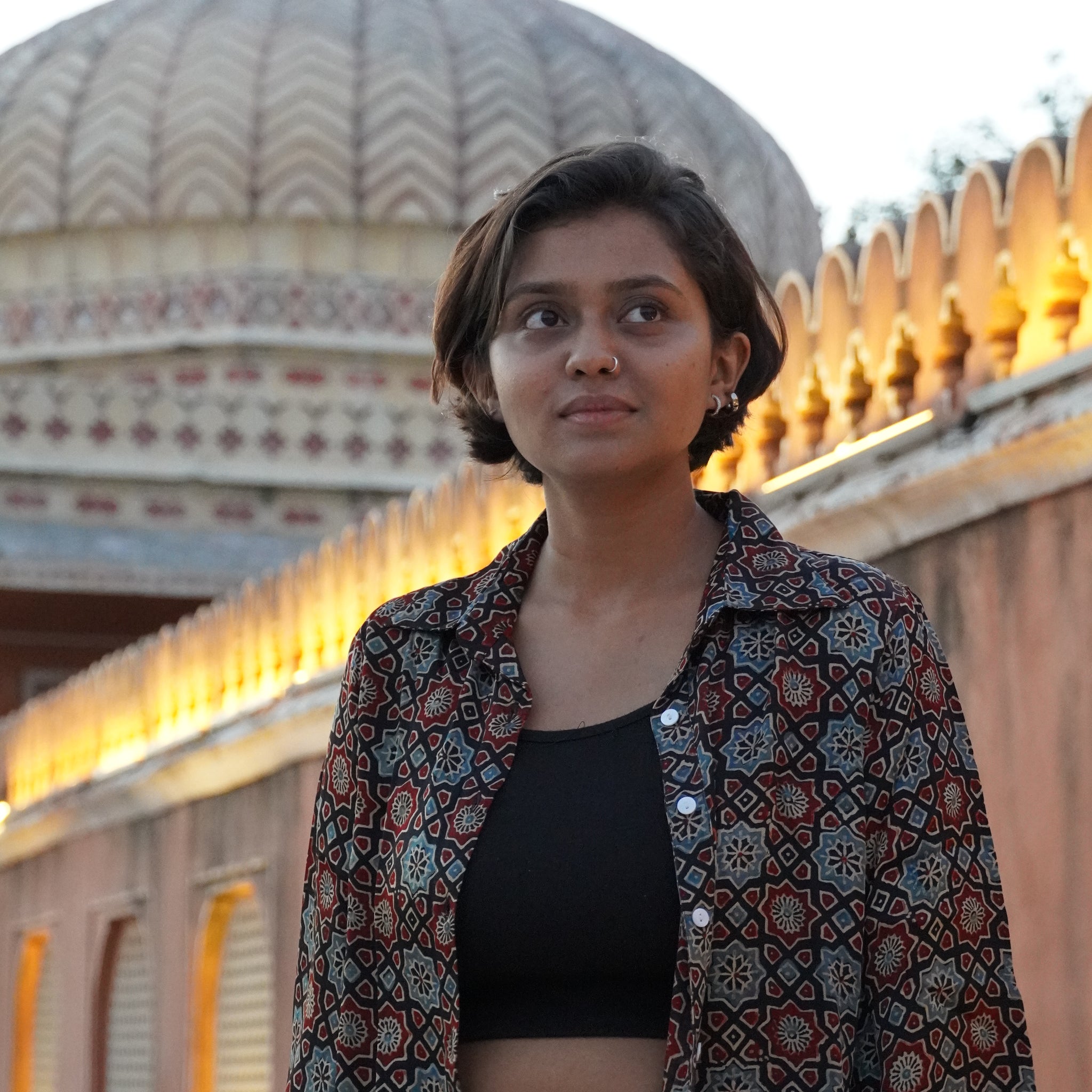 Mewar Mosaic Ajrakh Shirt