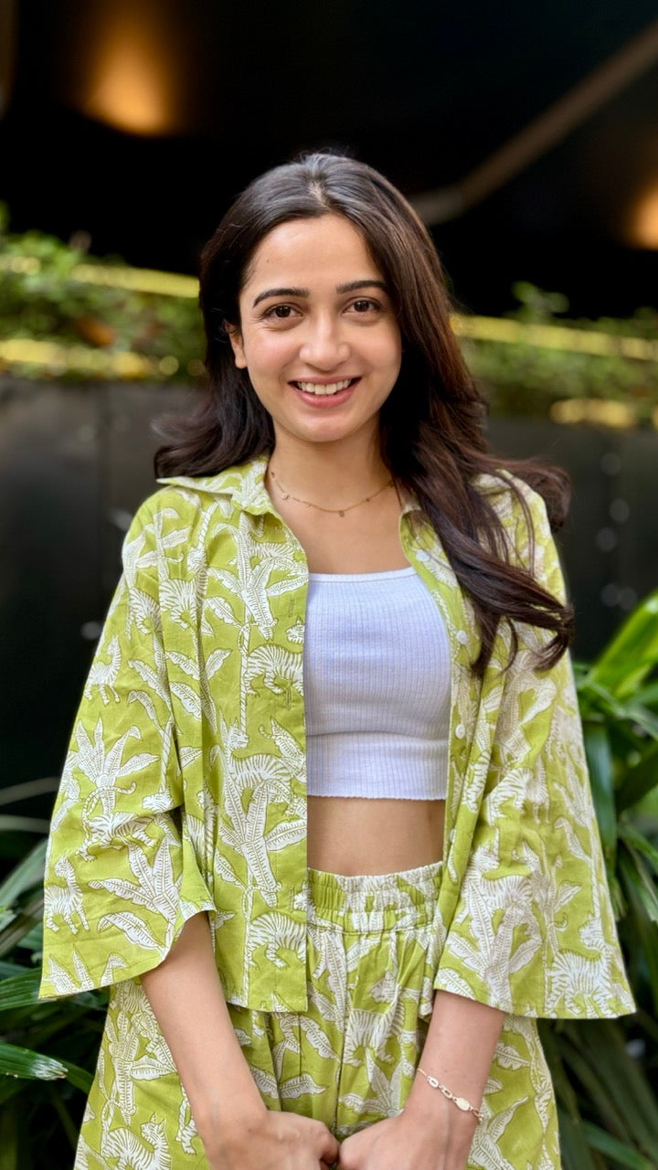 Green Tiger Ivy Co-ord Set